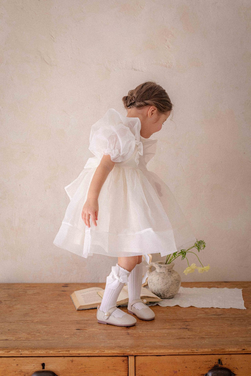 Ines Organza Dress_ Cream