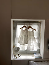 Amelia Romper _White