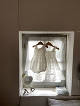 Amelia Romper _White