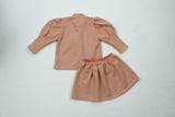 Maple Knit Cardigan & Skirt set _3Colours