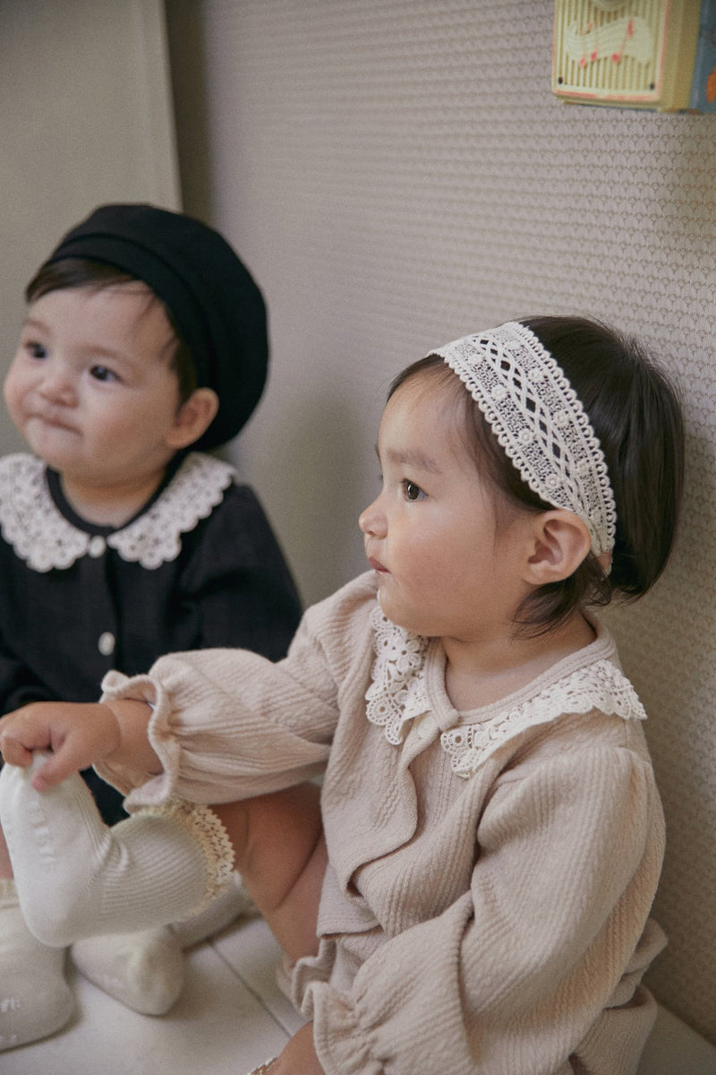 August Lace Headbands Set_3Pcs Set