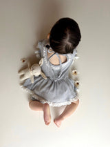 Monbebe Lumi Pointelle Dress Romper _2Colours