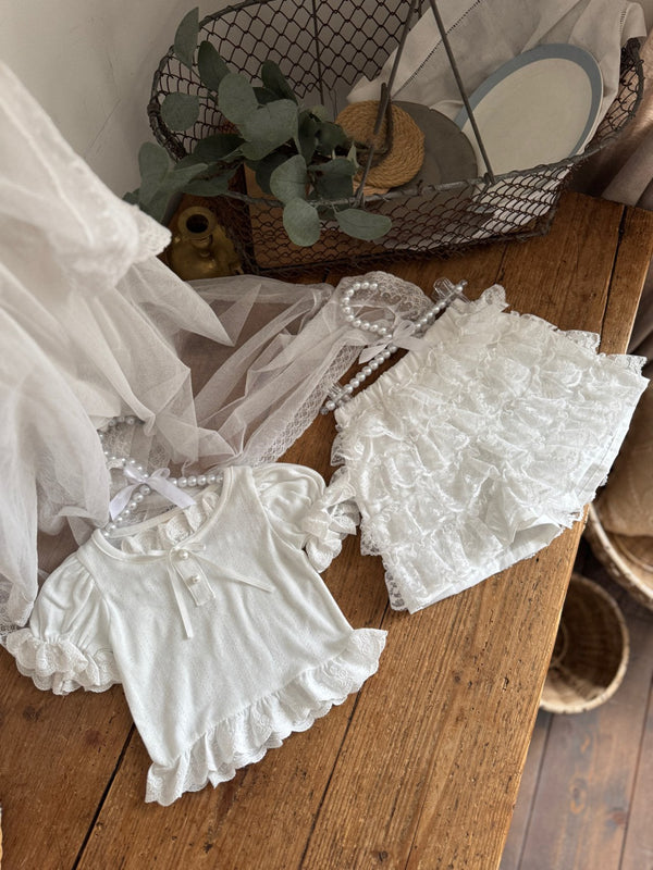 Ruffle Lace Shorts