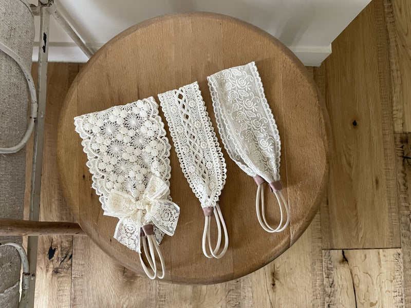 August Lace Headbands Set_3Pcs Set