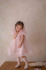 Ines Organza Dress_ Pink