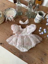 Sarah Dress Romper_ Pink