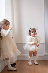 Eloise Organza Dress_  Cream