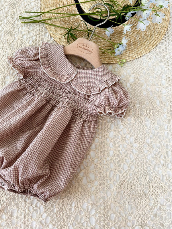 Smocked Zimmer Romper_ Indie pink