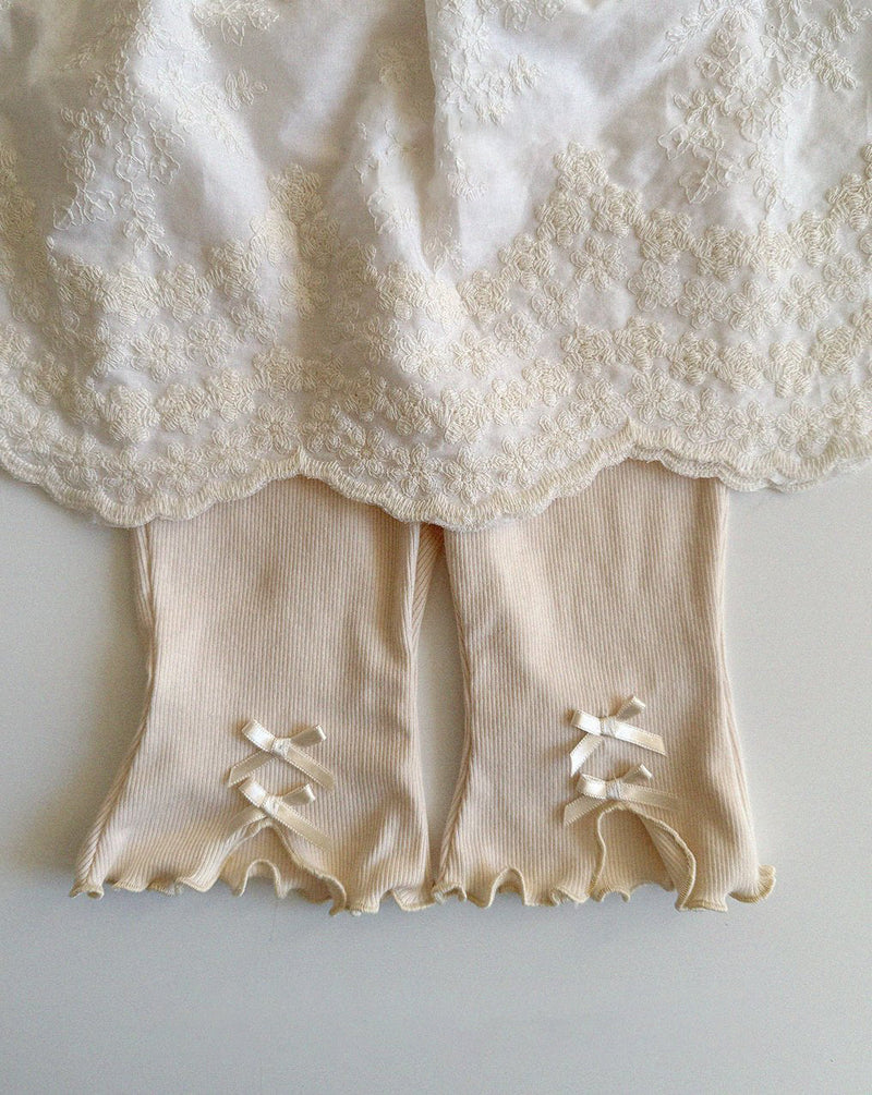 Ribbon Pants _Cream
