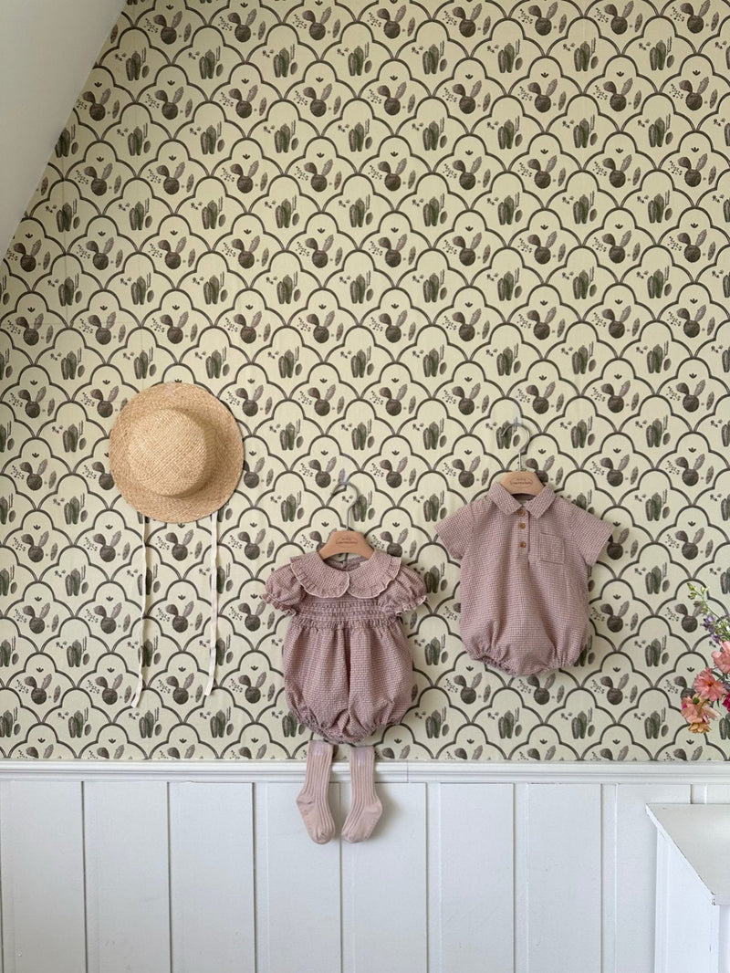 Smocked Zimmer Romper_ Indie pink