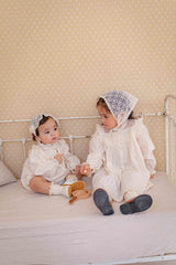 Ellie Cream Smock Dress