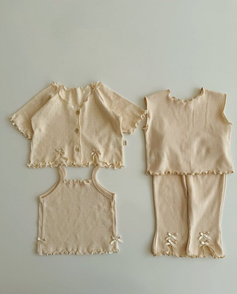 Ribbon Pants _Cream