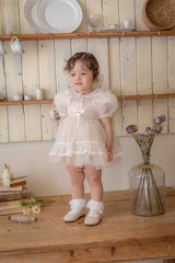 Clara Lace Cardigan_ Pink