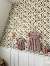 Smocked Zimmer Romper_ Indie pink