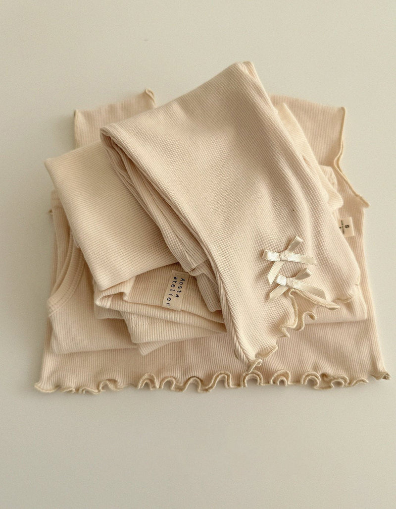 Ribbon Pants _Cream