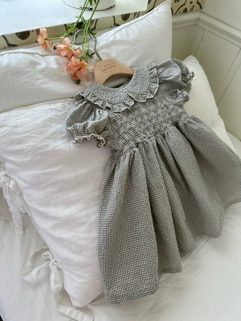 Smocked Zimmer Dress_ Skyblue
