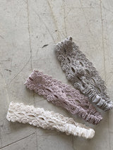Rose Lace Headband_ 3 Colours