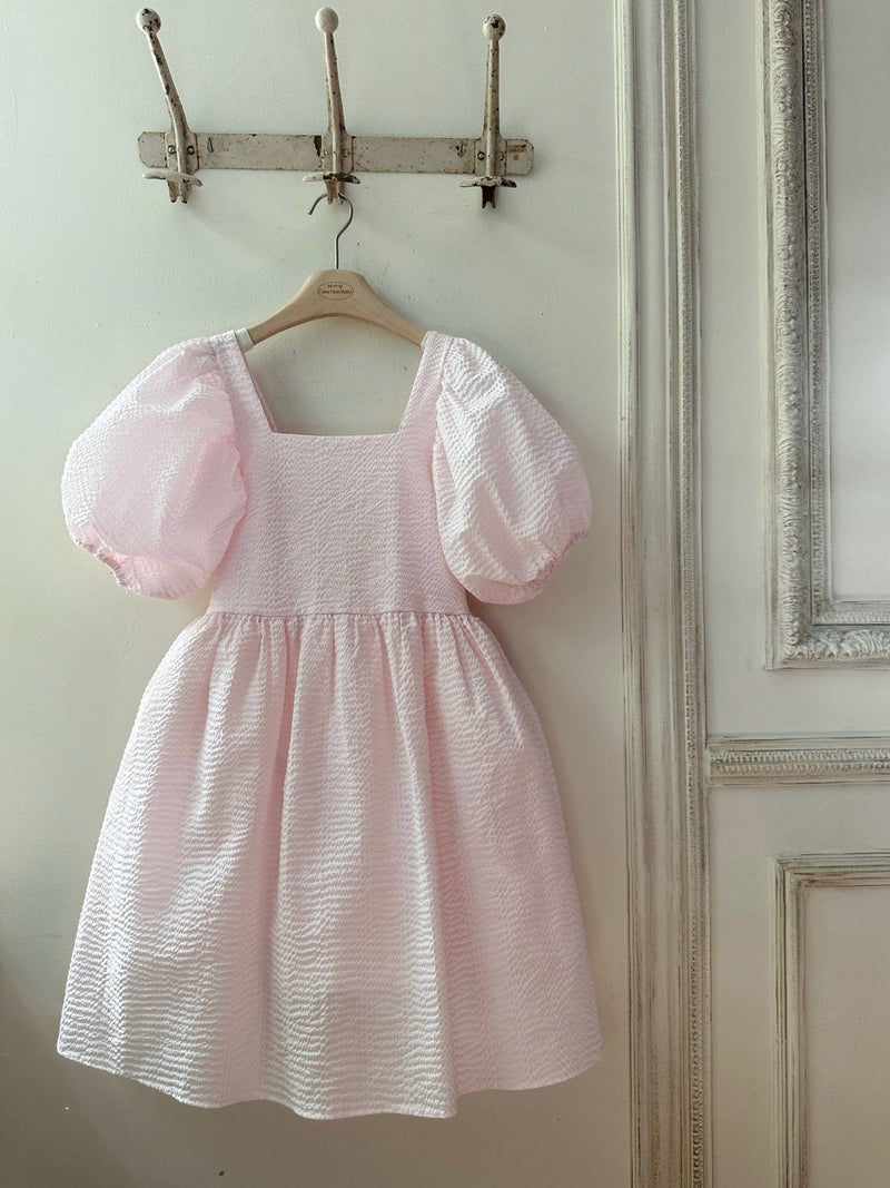 Cotton Ripple Adult Dress _Light Pink