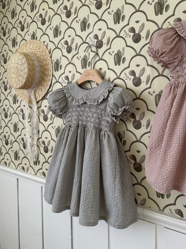 Smocked Zimmer Dress_ Skyblue