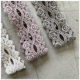 Rose Lace Headband_ 3 Colours