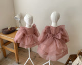 Annes Organza Dress _Rose Pink