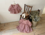 Annes Organza Dress _Rose Pink