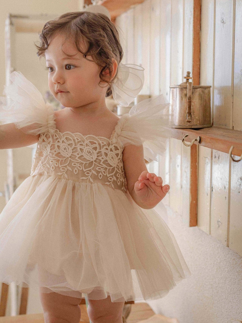 Carena Dress Romper_ Beige