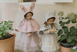 Rabbit Bonnet and Cape Set__Pink