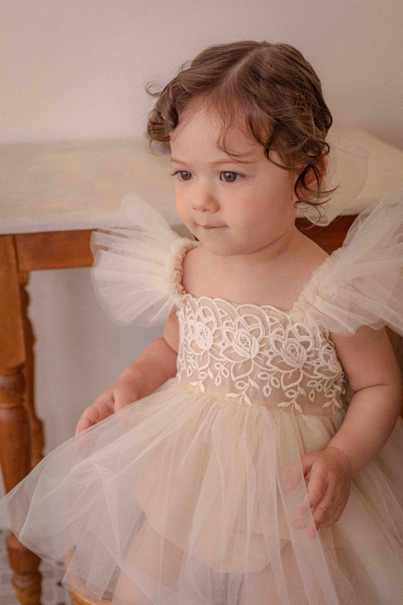 Carena Dress Romper_ Beige