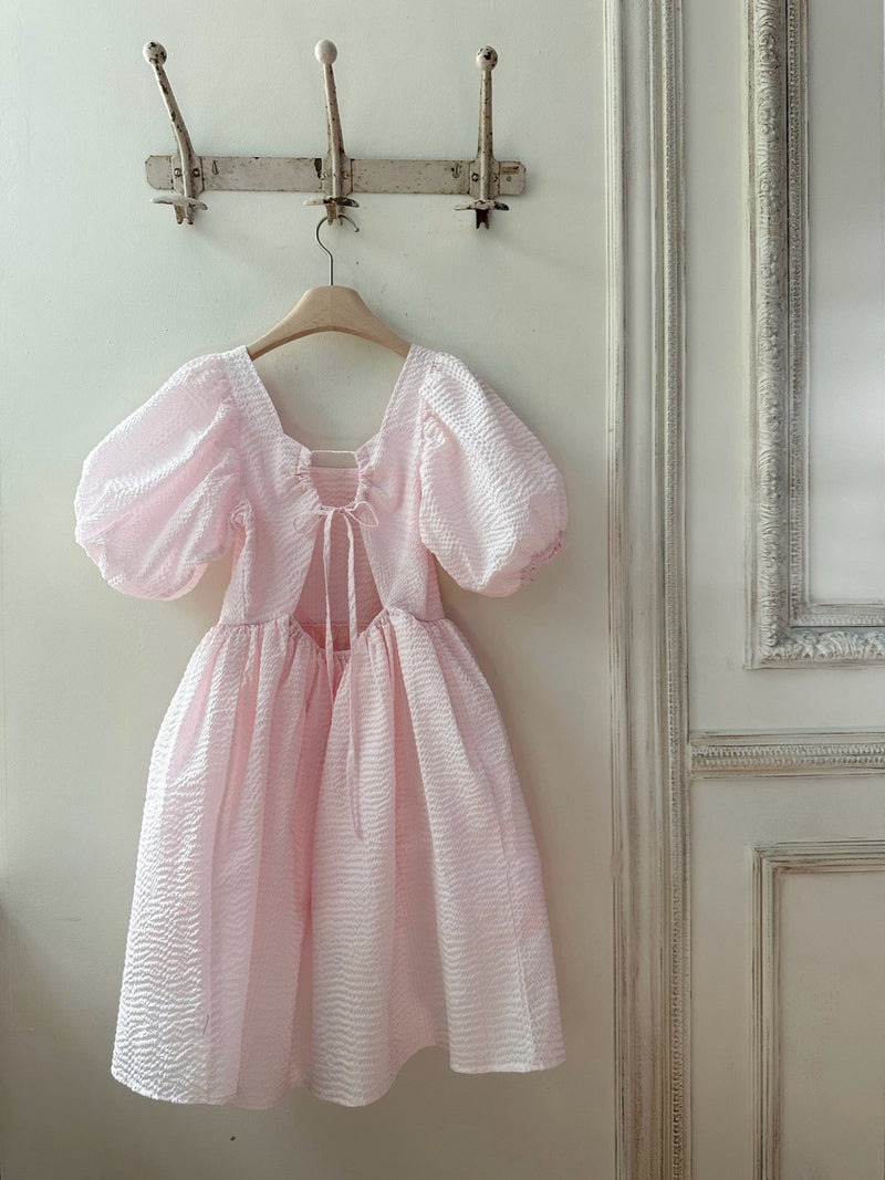 Cotton Ripple Adult Dress _Light Pink