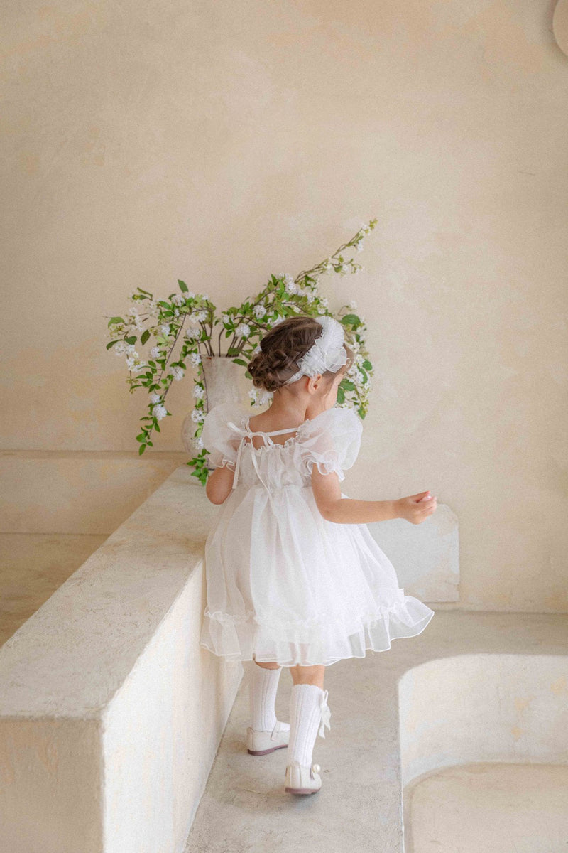 Coco Blush Mini Dress_ White