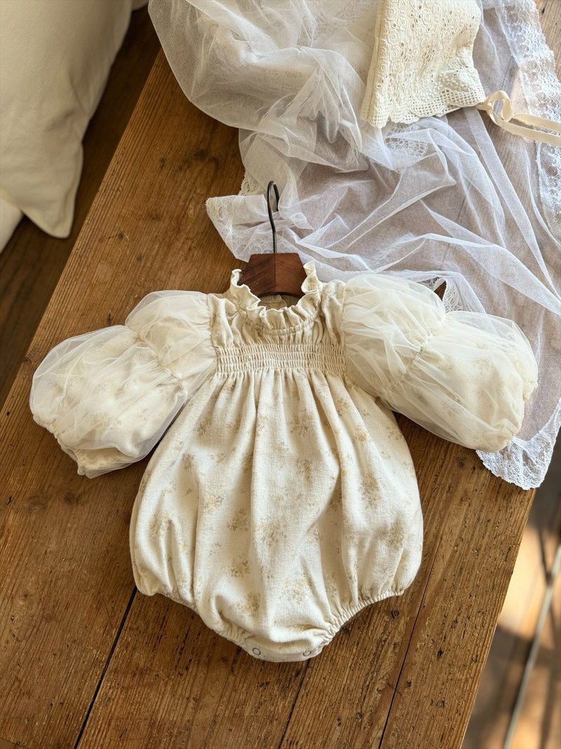 Rora Romper _Yellow Floral