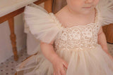 Carena Dress Romper_ Beige