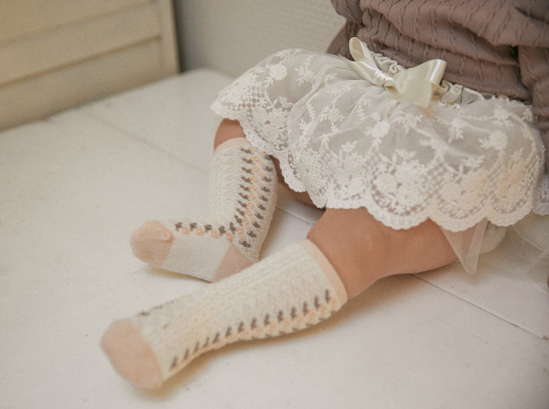 Vintage Floral Baby Socks