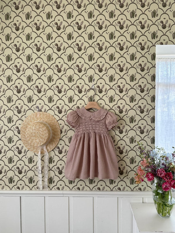 Smocked Zimmer Dress_ Indie pink