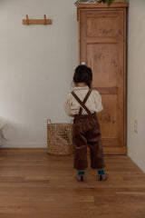 Nanette Embroidered Corduroy Overalls