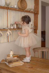 Carena Dress Romper_ Beige