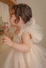 Carena Dress Romper_ Beige