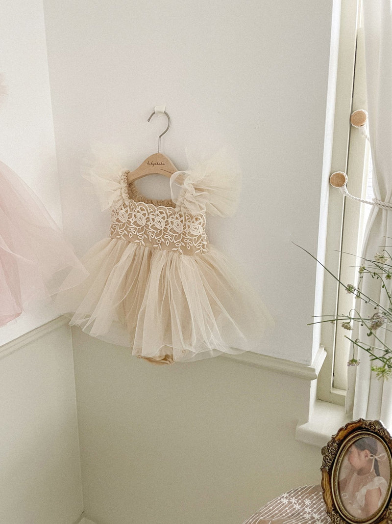 Carena Dress Romper_ Beige
