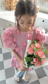 Rose Bloom Dress_ Pink