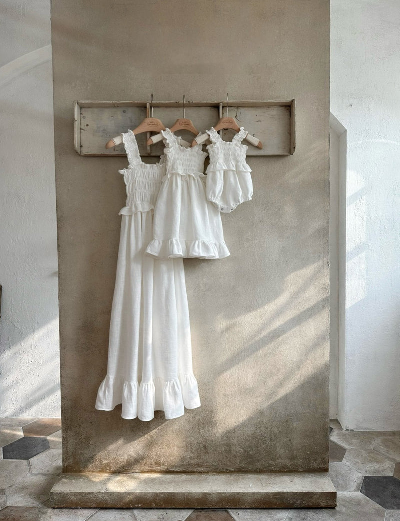 Ette Linen Dress _Ivory