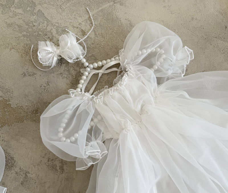 Coco Blush Mini Dress_ White