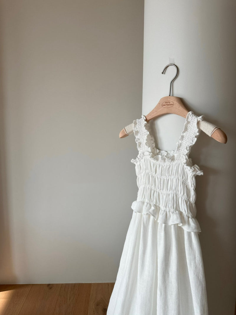 Ette Adult Linen Dress _Ivory