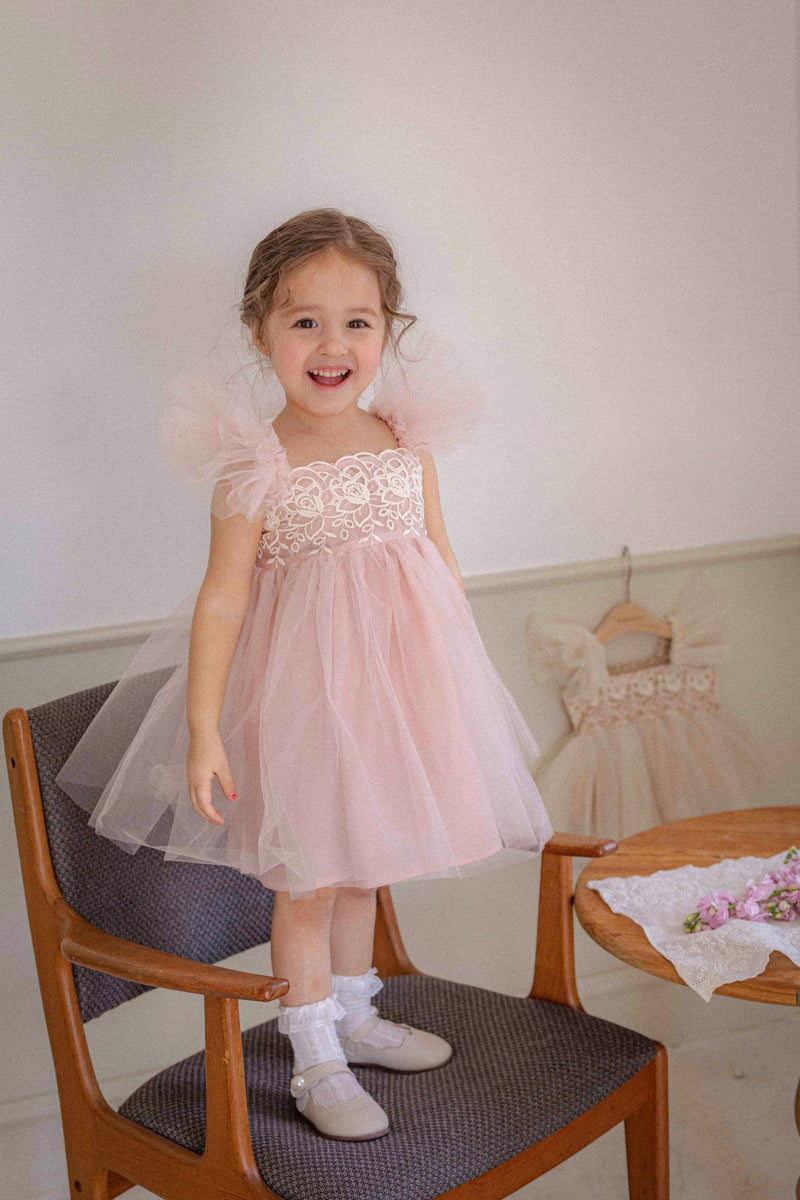 Carena Dress Romper_ Beige