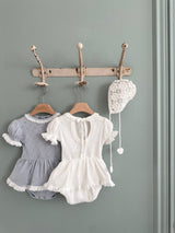 Monbebe Lumi Pointelle Dress Romper _2Colours