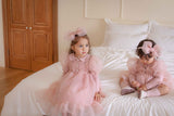 Eloise Organza Dress_  Pink