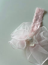 Pearl Lace Headband_ 2 Colours