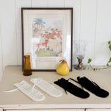 Ribbon Lace Socks_ Black