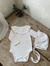 Freesia Suit and Bonnet Set