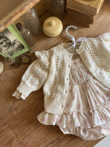 Pink Blossom Smocked Dress Romper